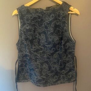 Sleeveless Denim Shirt